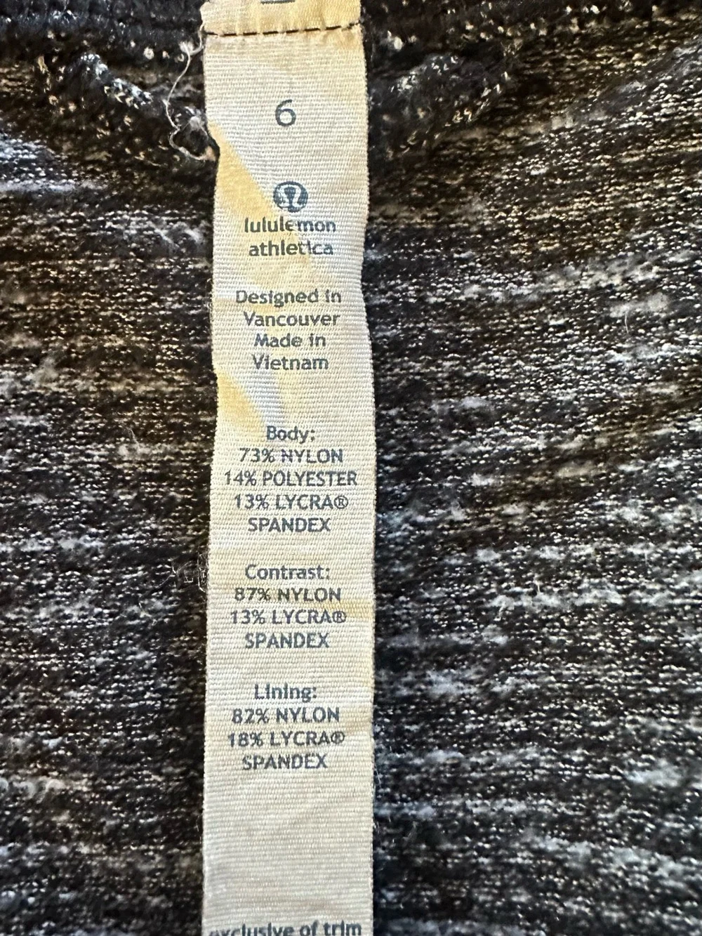 VINTAGE LULULEMON ZIP Size 6